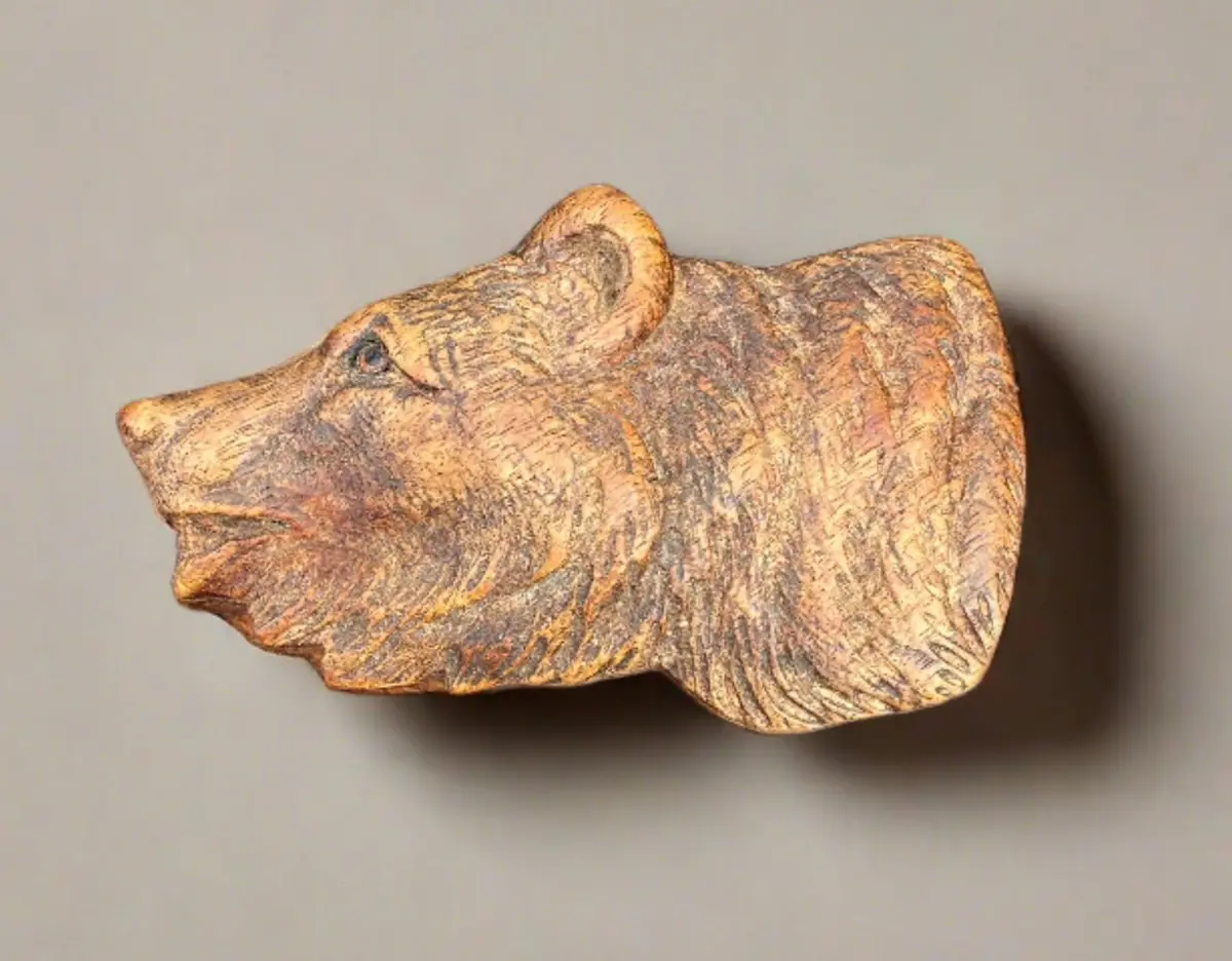 Small Syrocco Wood Bear Brush 1