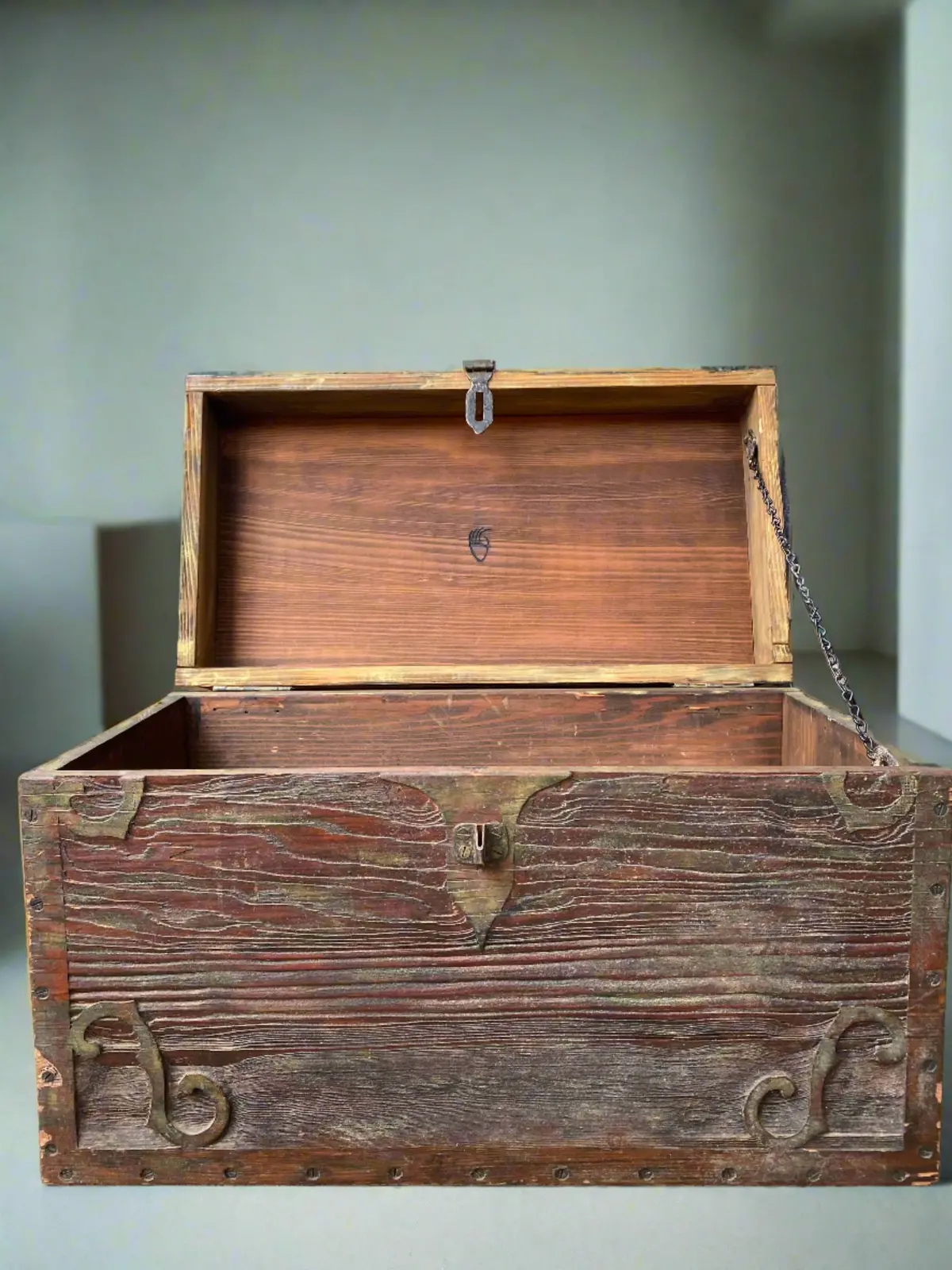 Hand Carved Treasure Chest 1
