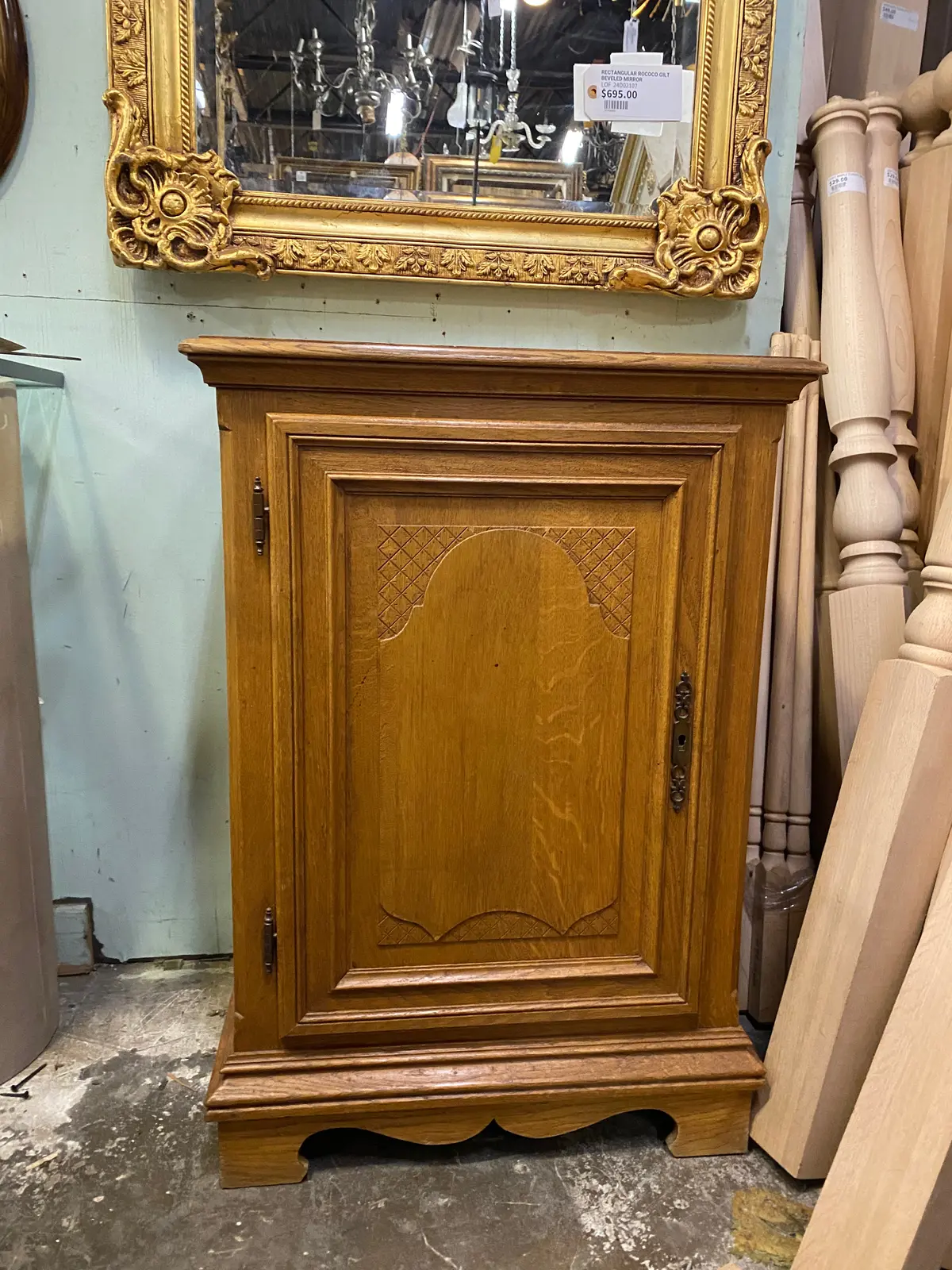 French Farmhouse Oak Cabinet 1