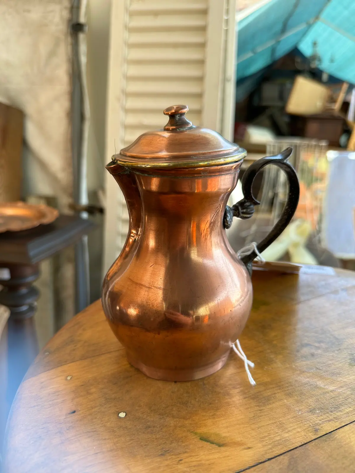 Copper And Brass Teapot 1