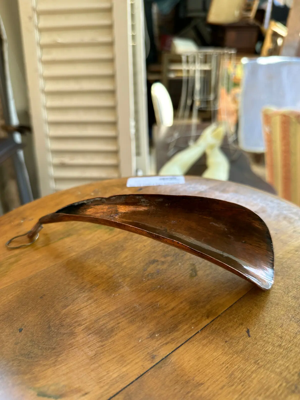 Copper Shoe Horn 1