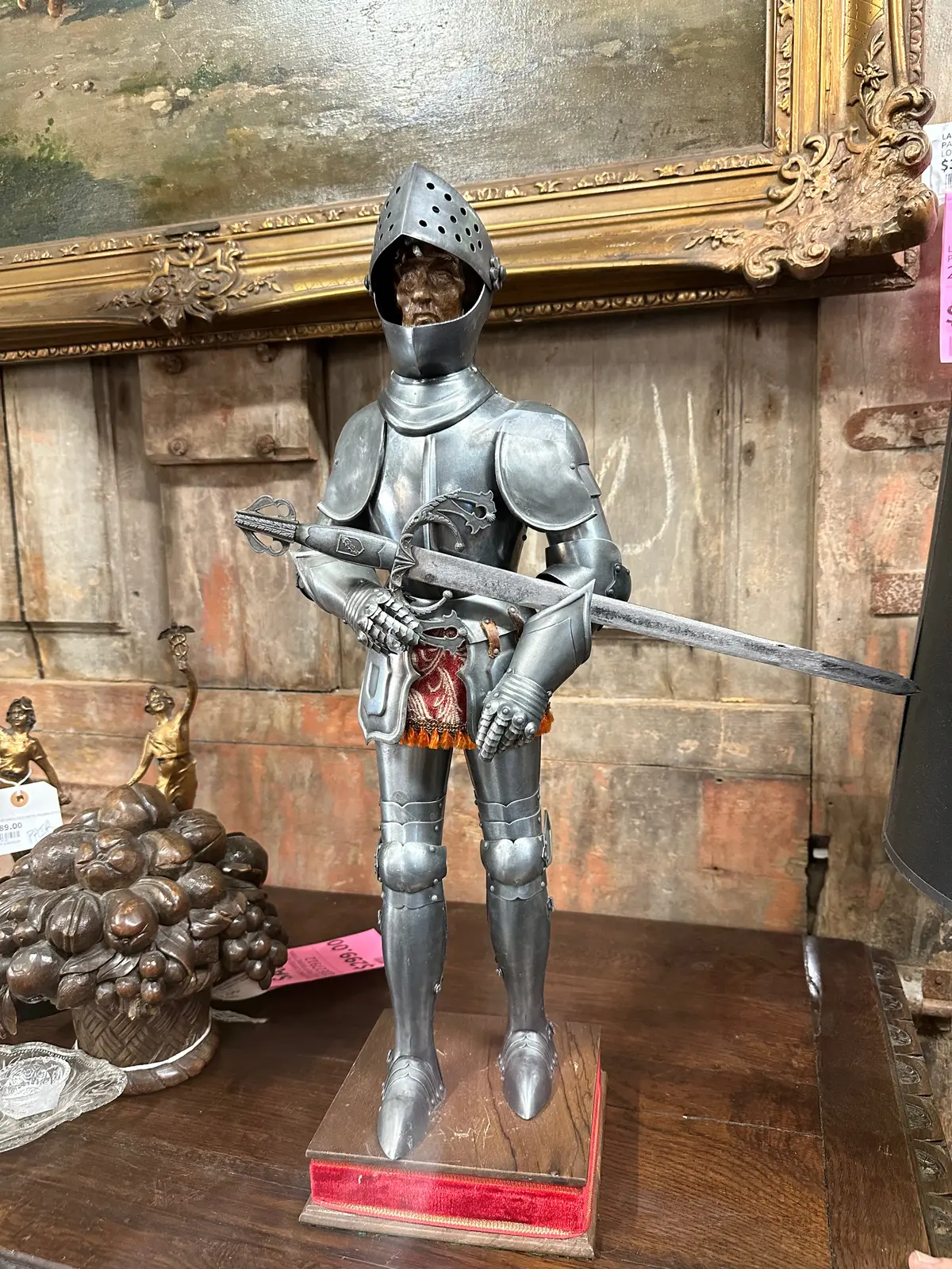 Knight In Suit Of Armor Arm Needs String 1