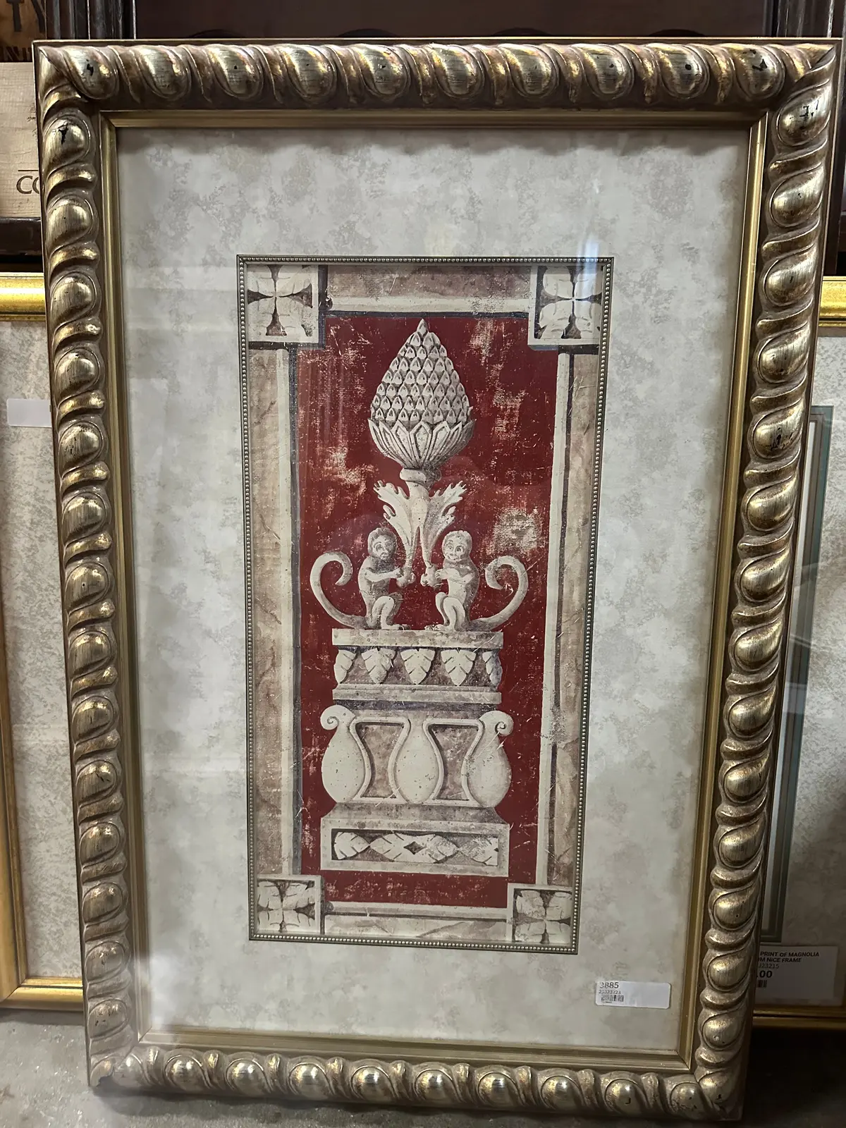 Framed Monkey Print 1