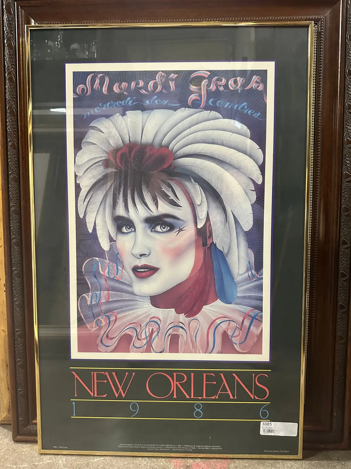 New Orleans Framed Print Of Girl 1
