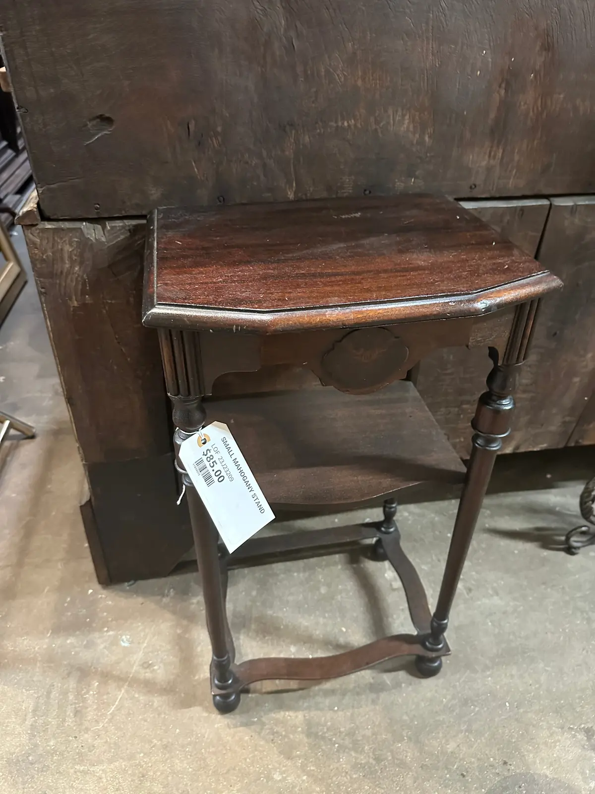 Small Mahogany Stand 1
