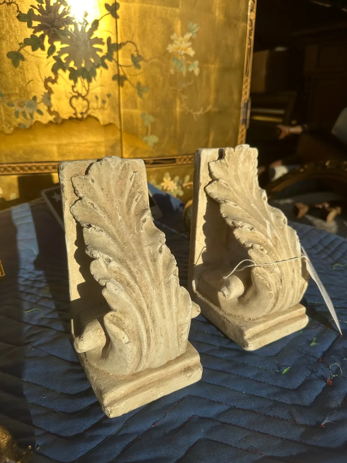 Pair Of Plaster Corbels 1