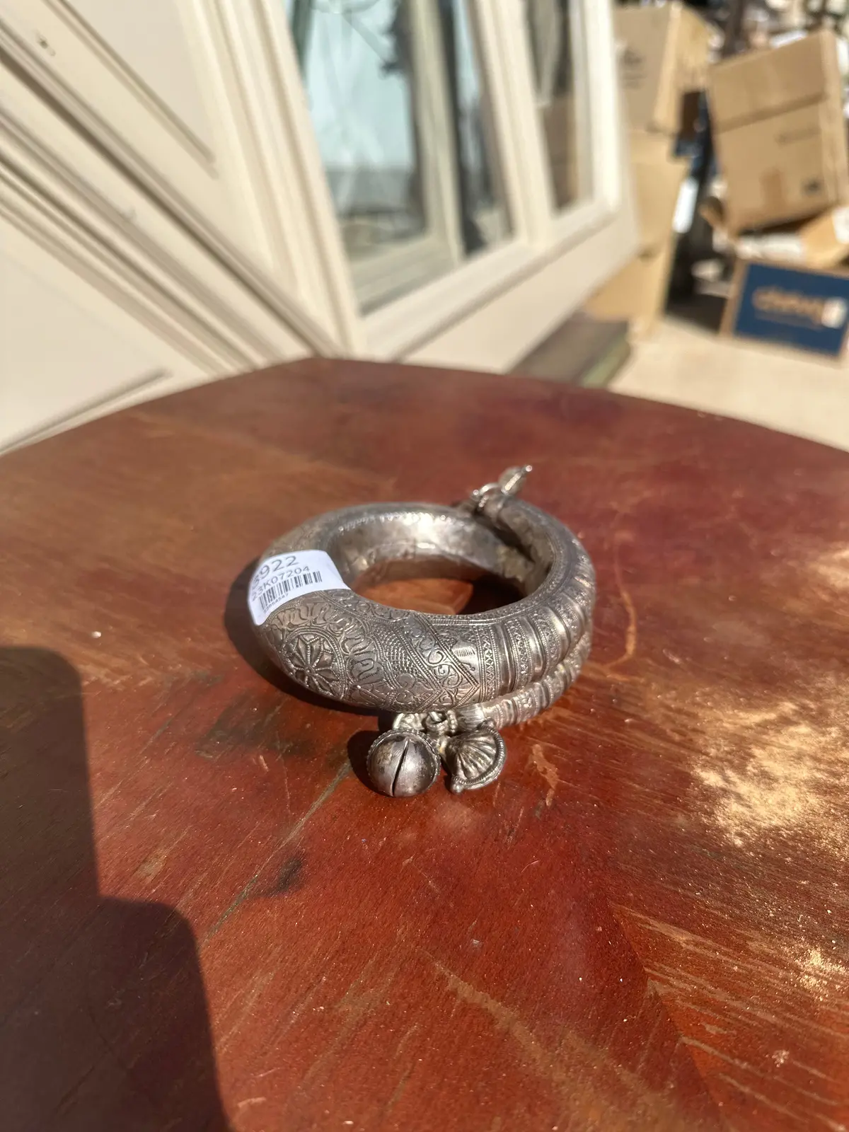 Indian Brass And Nickle Bracelet 1