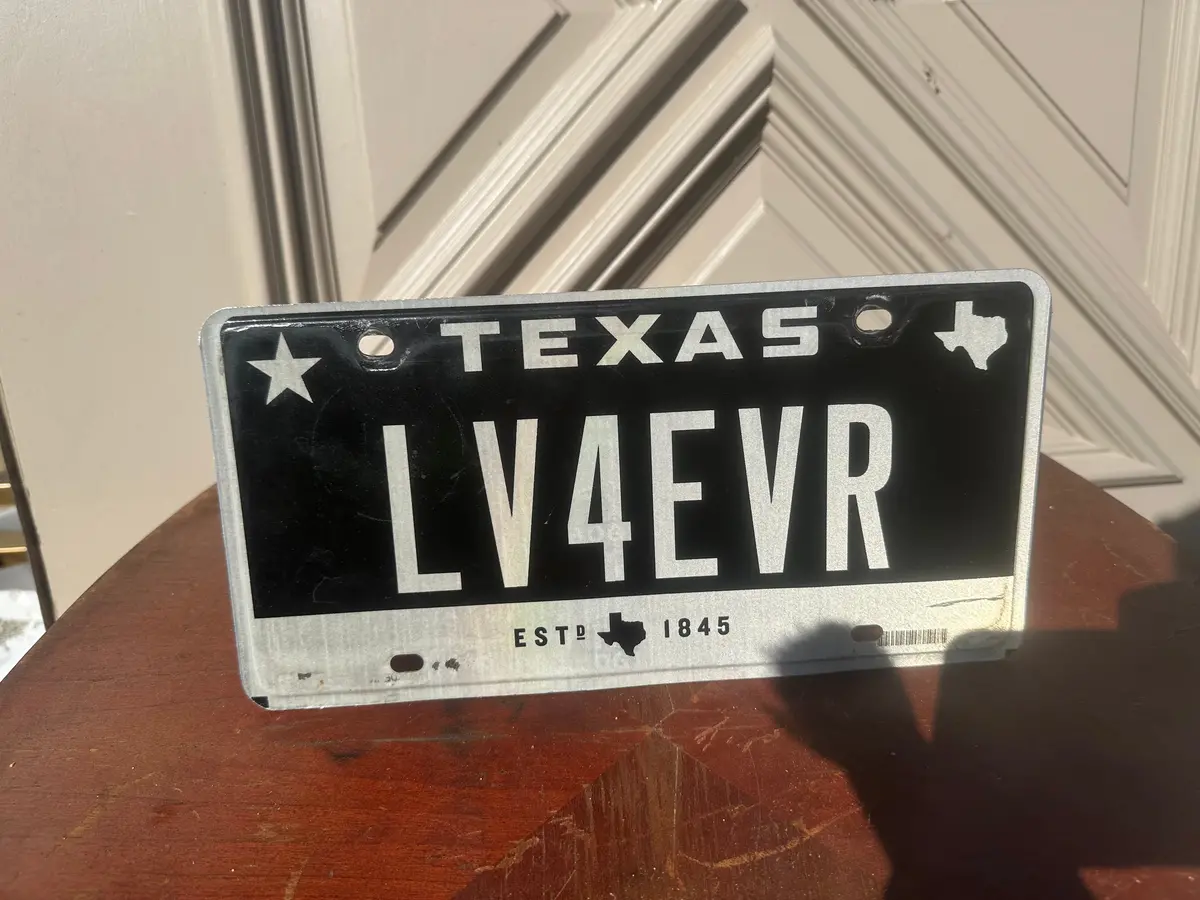 Liv4ever License Plate 1
