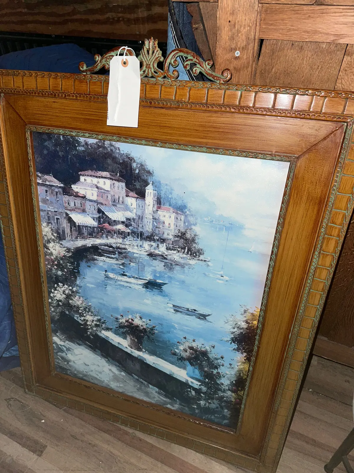 Oil Paint In Metal Frame 1
