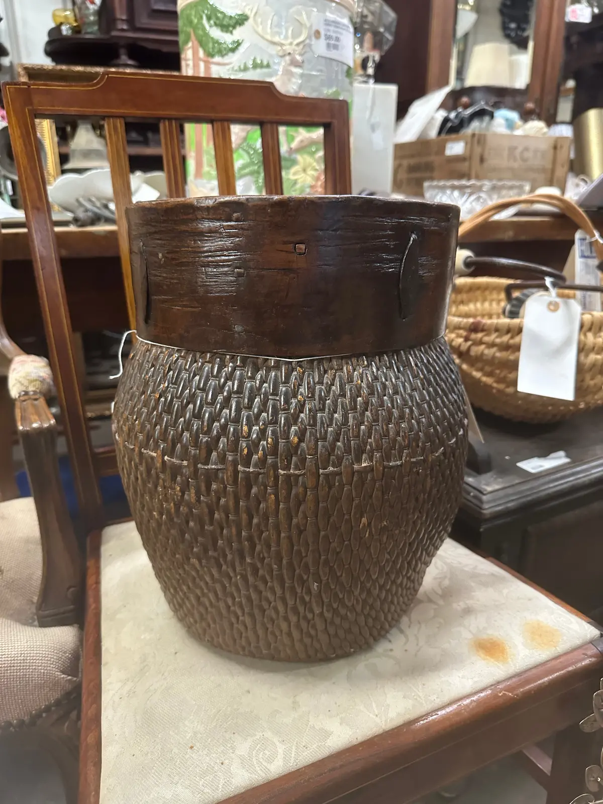 Tall African Basket 1