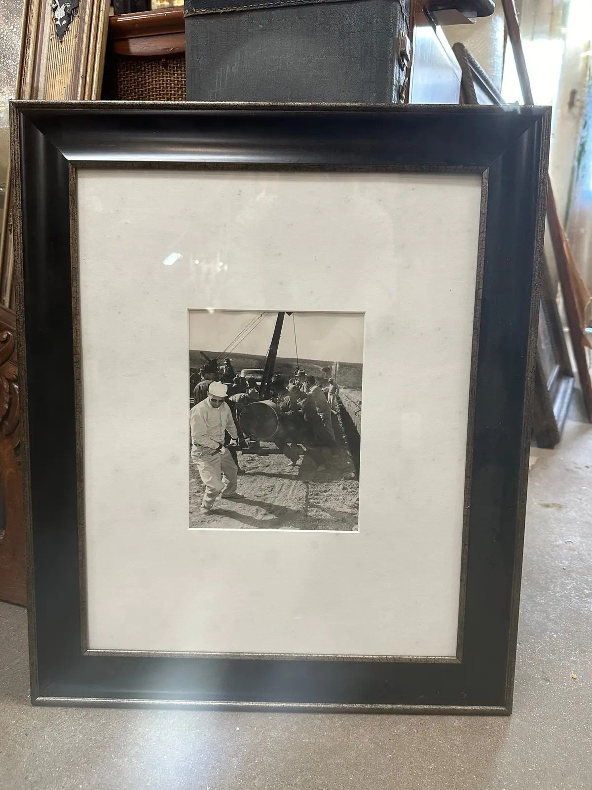 Framed Vintage Industrial Photo Print 1