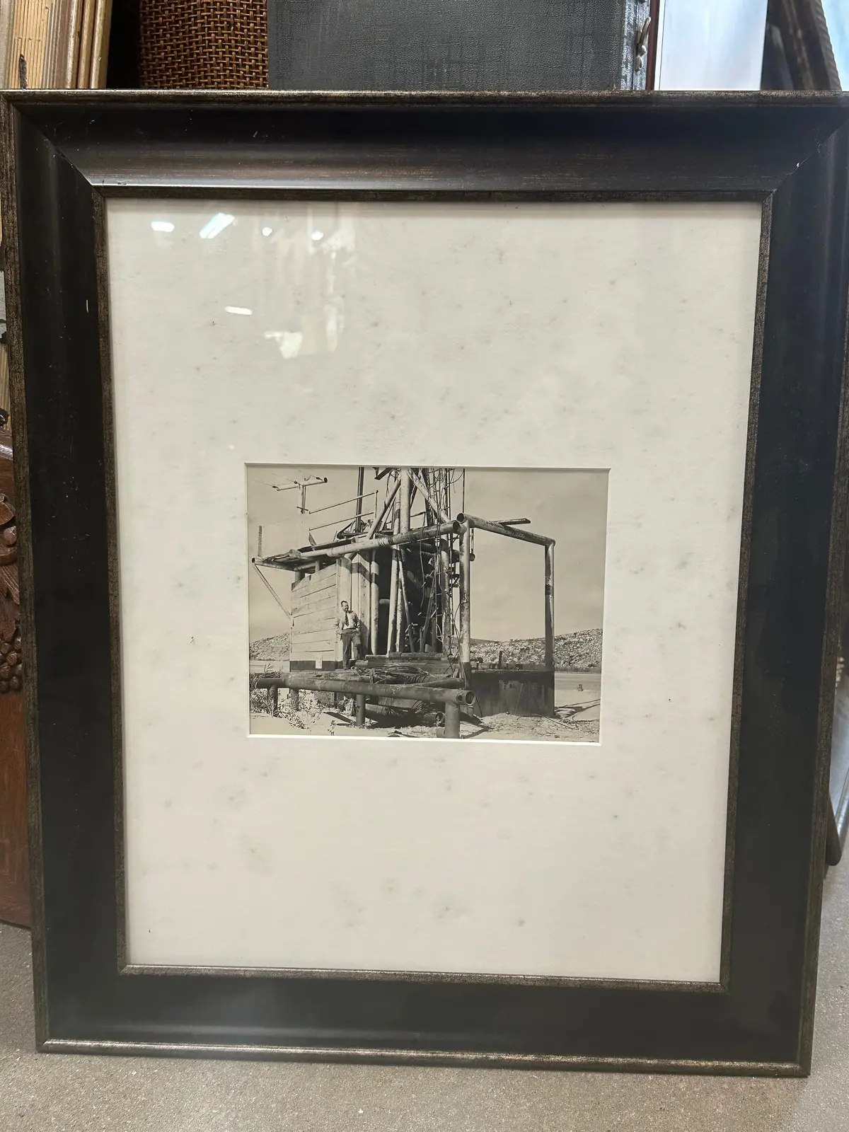 Framed Vintage Industrial Photo Print 1