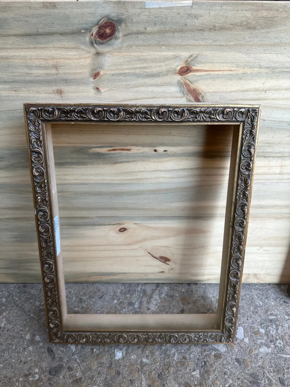 Gold And Red Shadow Box 1