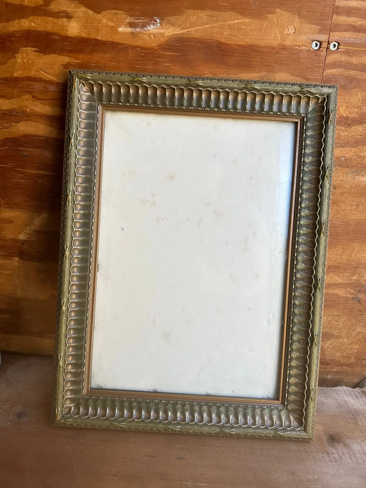Small Green And Gold Plastique  Frame 1