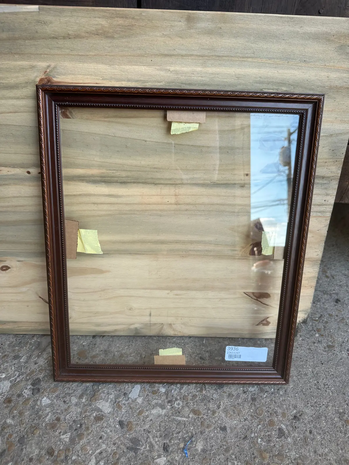 Rope Trim Mahogany Frame 1