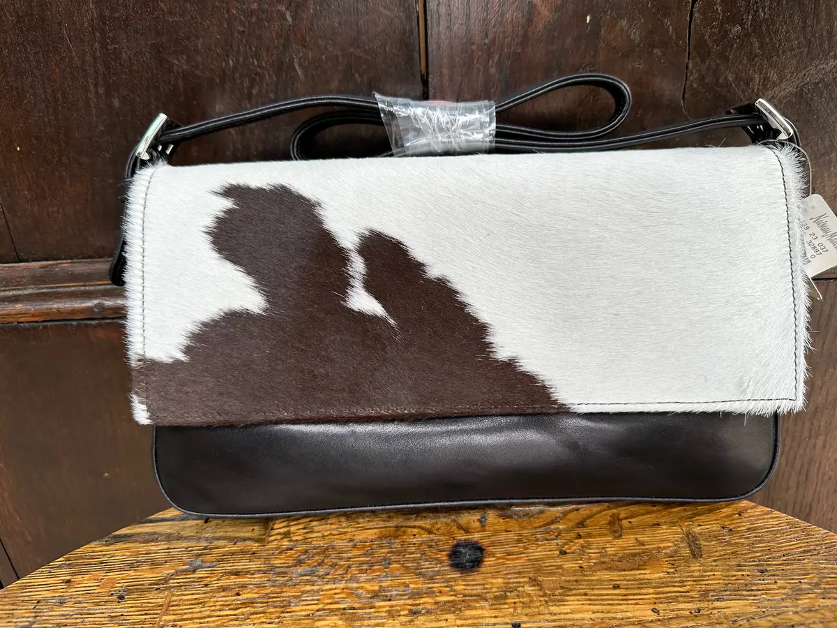 Neiman Marcus Dark Leather Purse 1