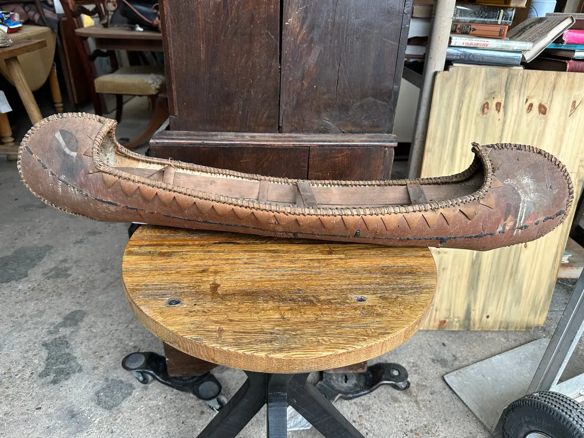 Large Decorative Canoe 1