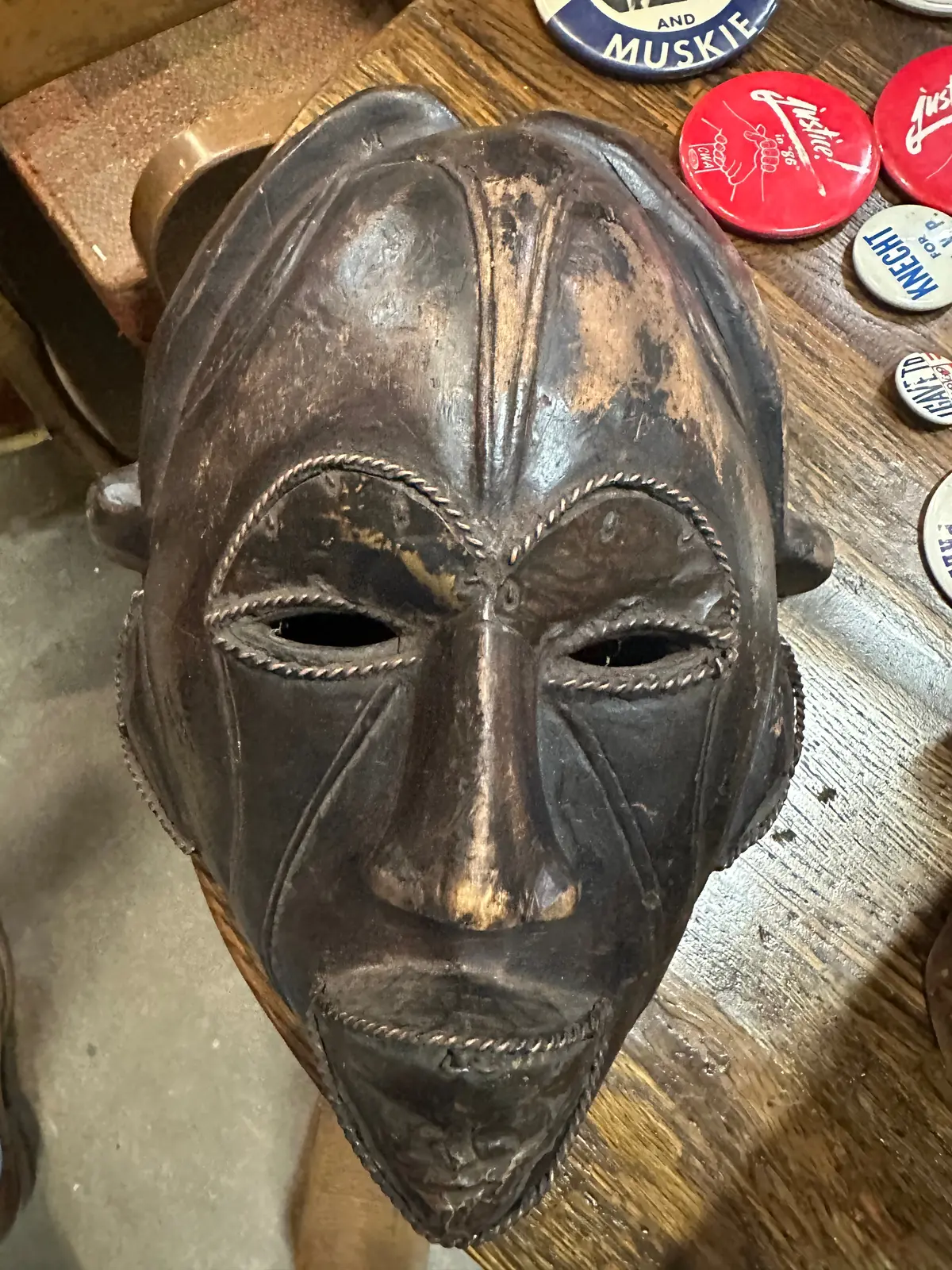 African Mask Black 1