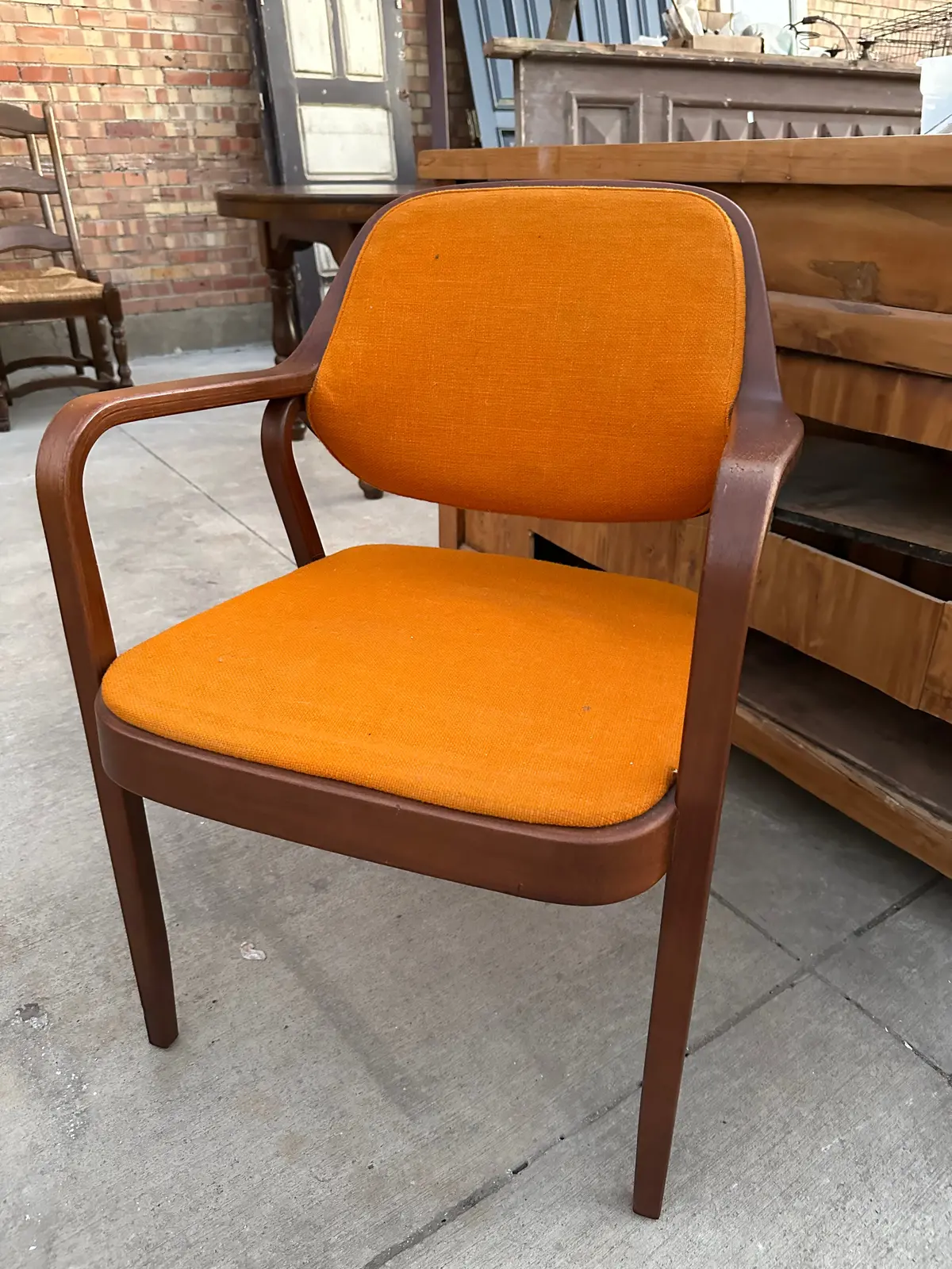 Herman Miller Walnut Office Chair 1