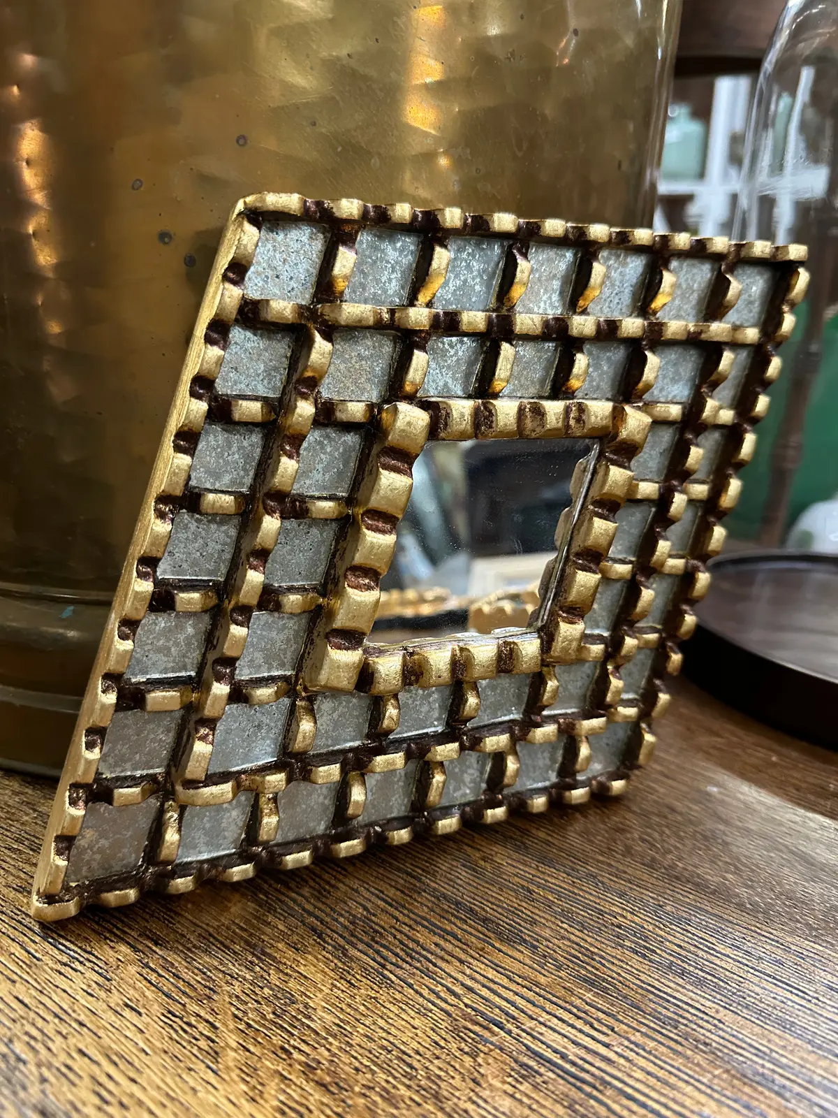 Tiny Painted Mirror 1