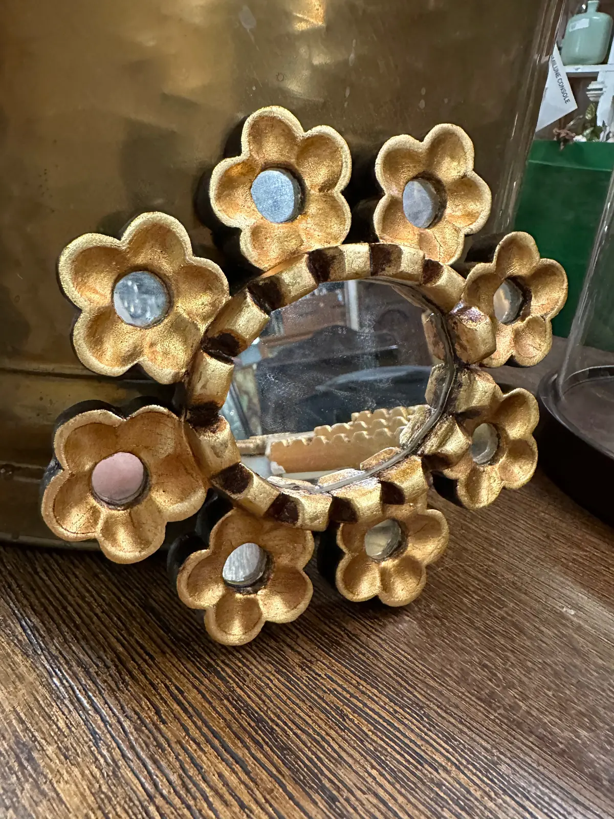 Tiny Painted Mirror 1