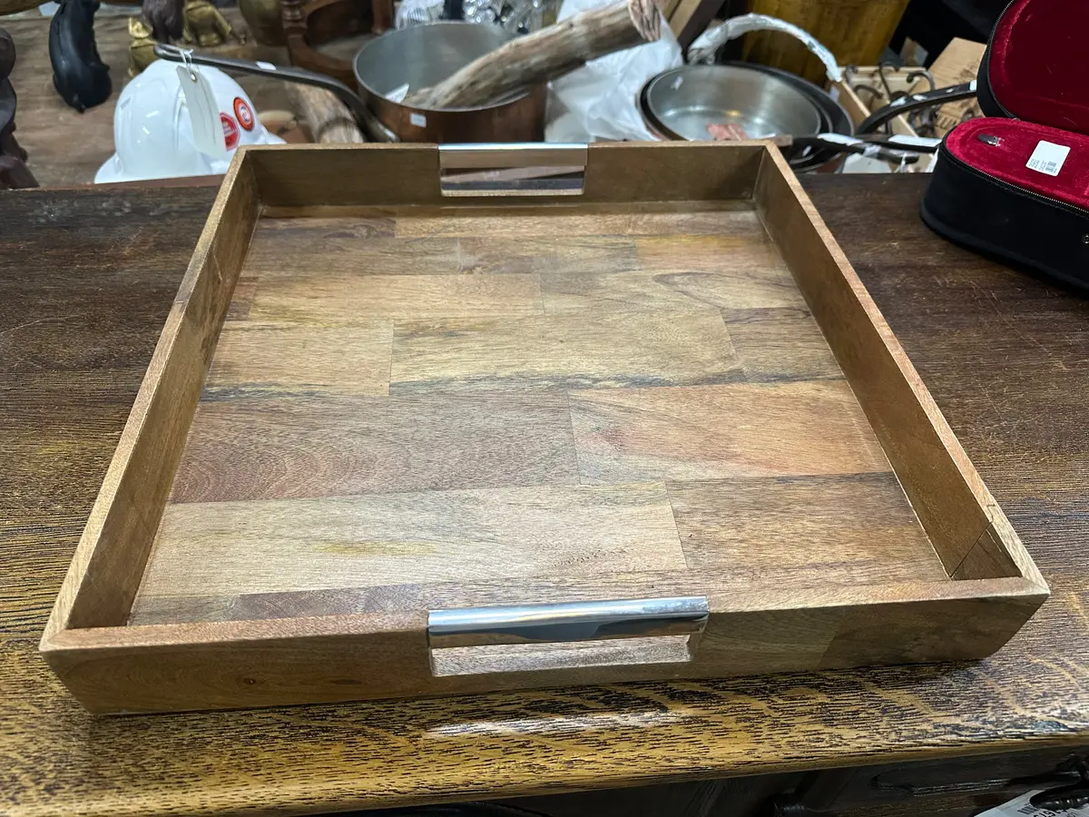 Modern Wood Tray 1