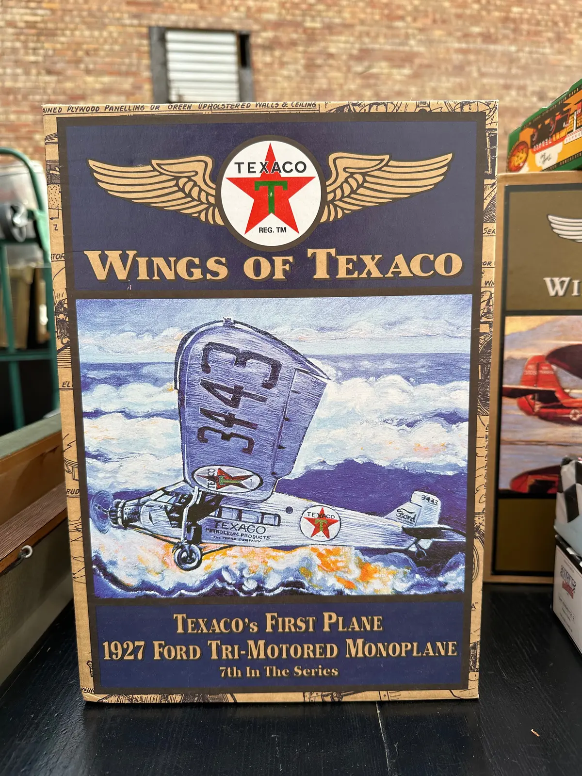Wings Of Texaco Die Cast Model Plane-1927 1