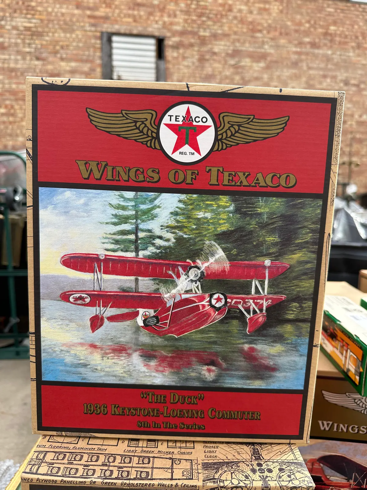 Wings Of Texaco Die Cast Model Plane-1936 1