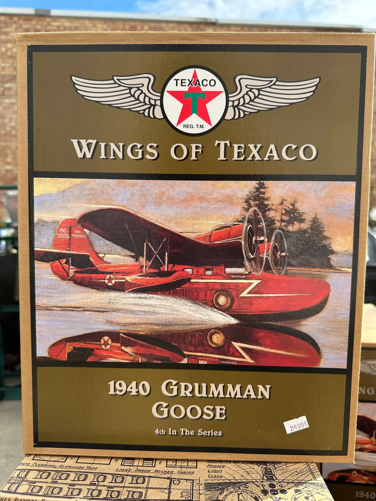 Wings Of Texaco Die Cast Model Plane-1940 1
