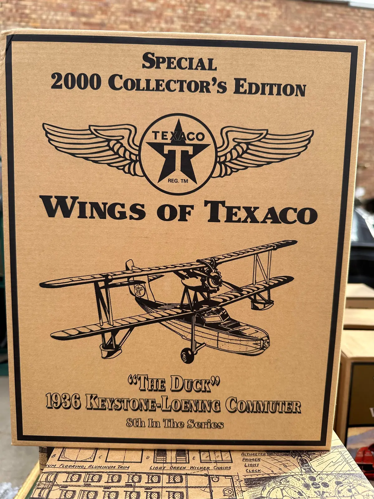Wings Of Texaco Die Cast Model Plane-2000'S 1