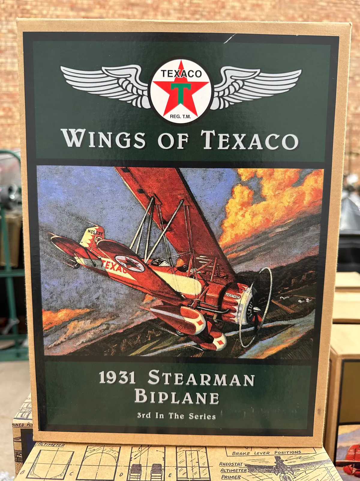 Wings Of Texaco Die Cast Model Plane-1931 1