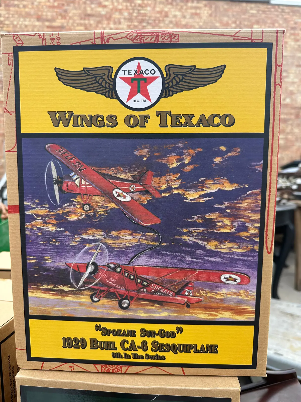 Spokane Sun God Die Cast Model Plane-1929 1