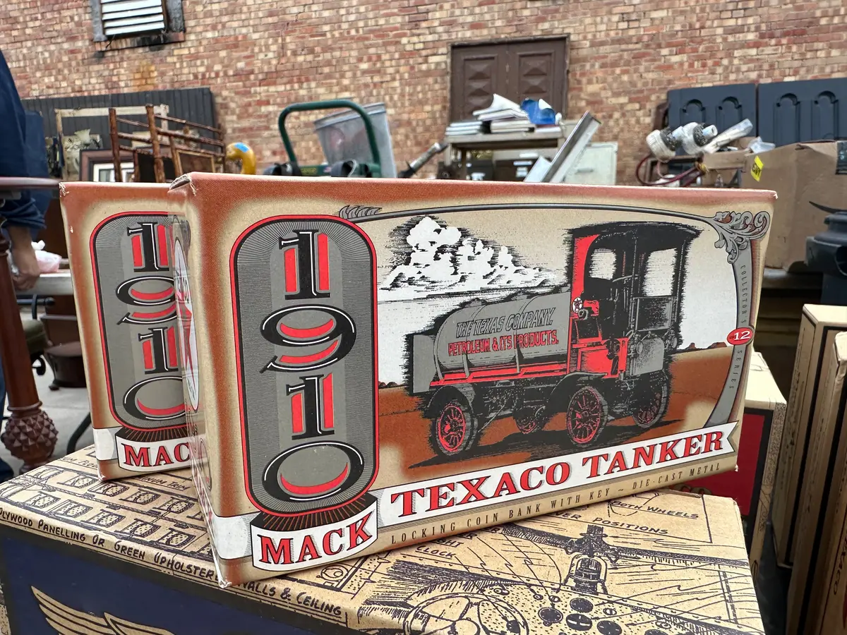 Texaco Diecast 1910 Tanker Coin Bank 1