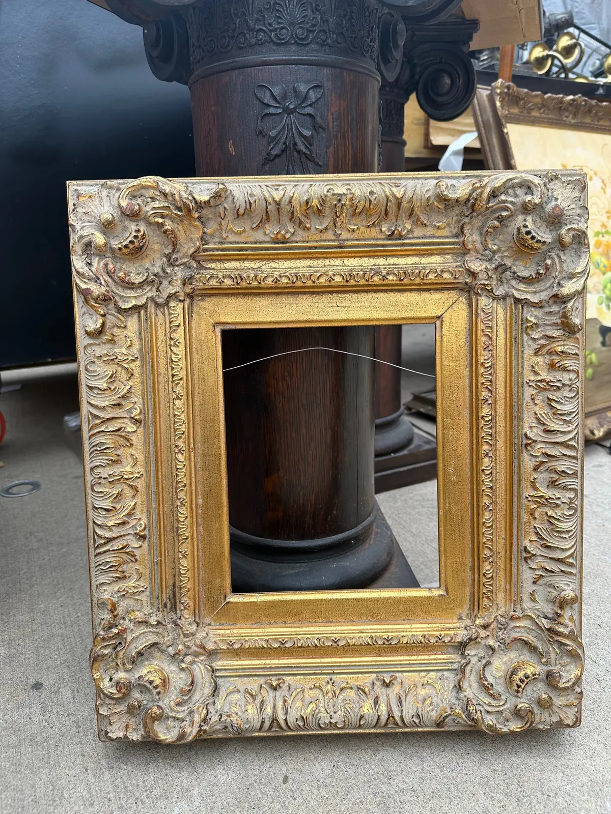 Small Ornate Gold Frame 1