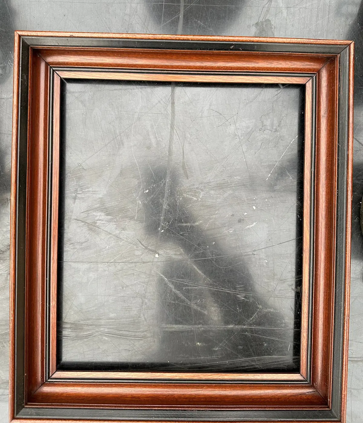 Pair Of Small Ebonized Walnut Frames 1