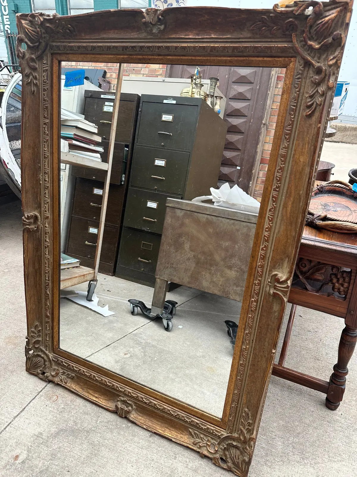 Beveled Glass Rectangular Mirror 1