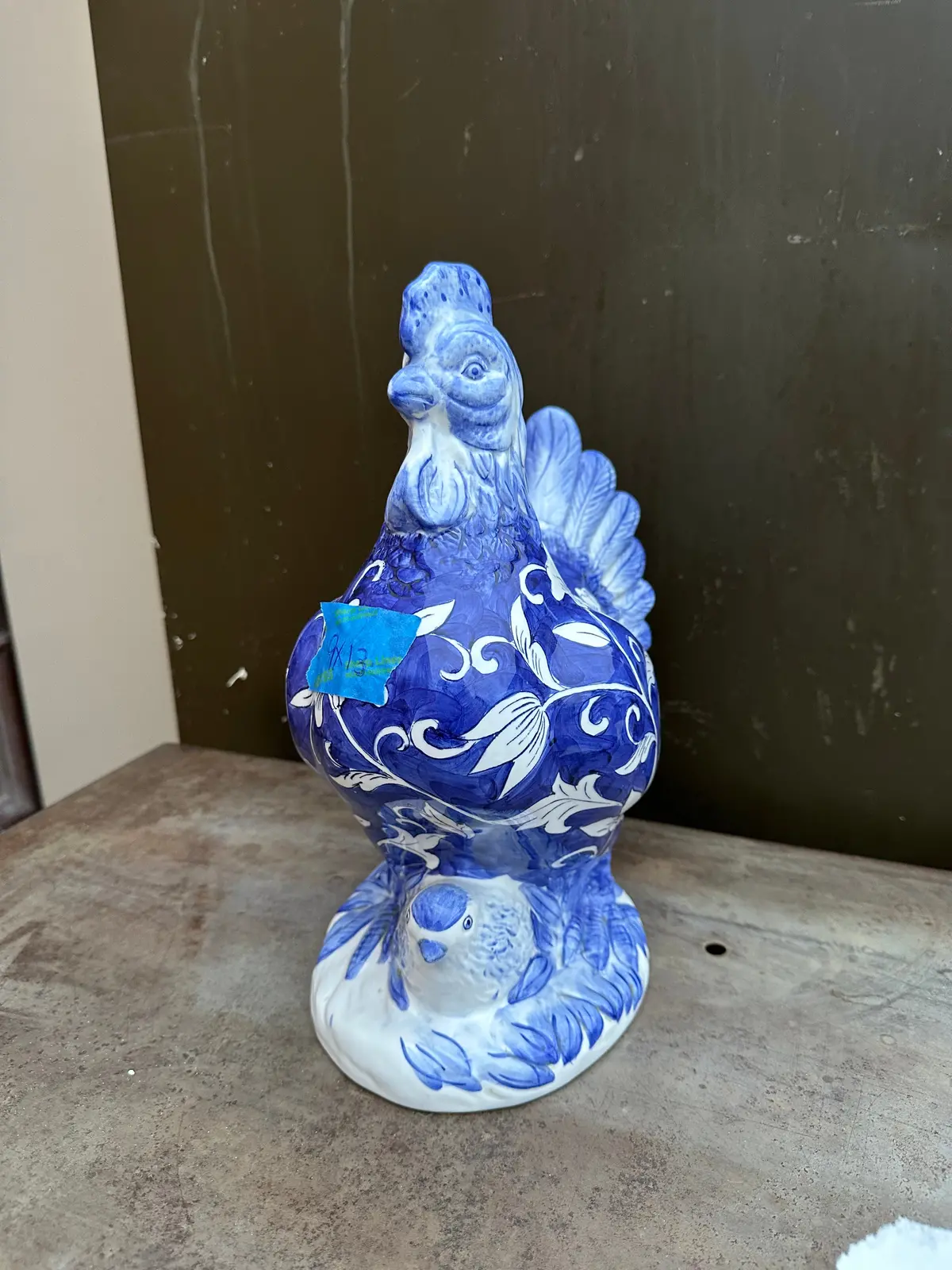 Blue And White Chicken 1