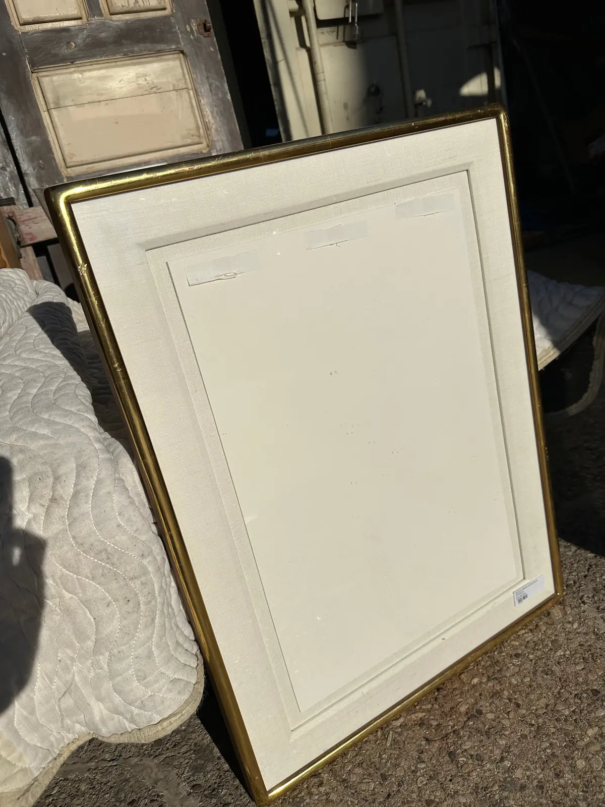 Wood Frame With Gold Overlay 1