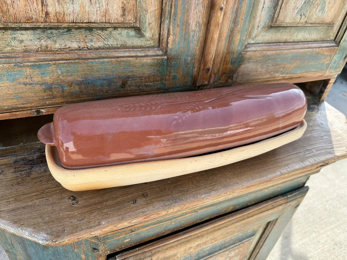 Mexican Earthenware Bread Pan 1