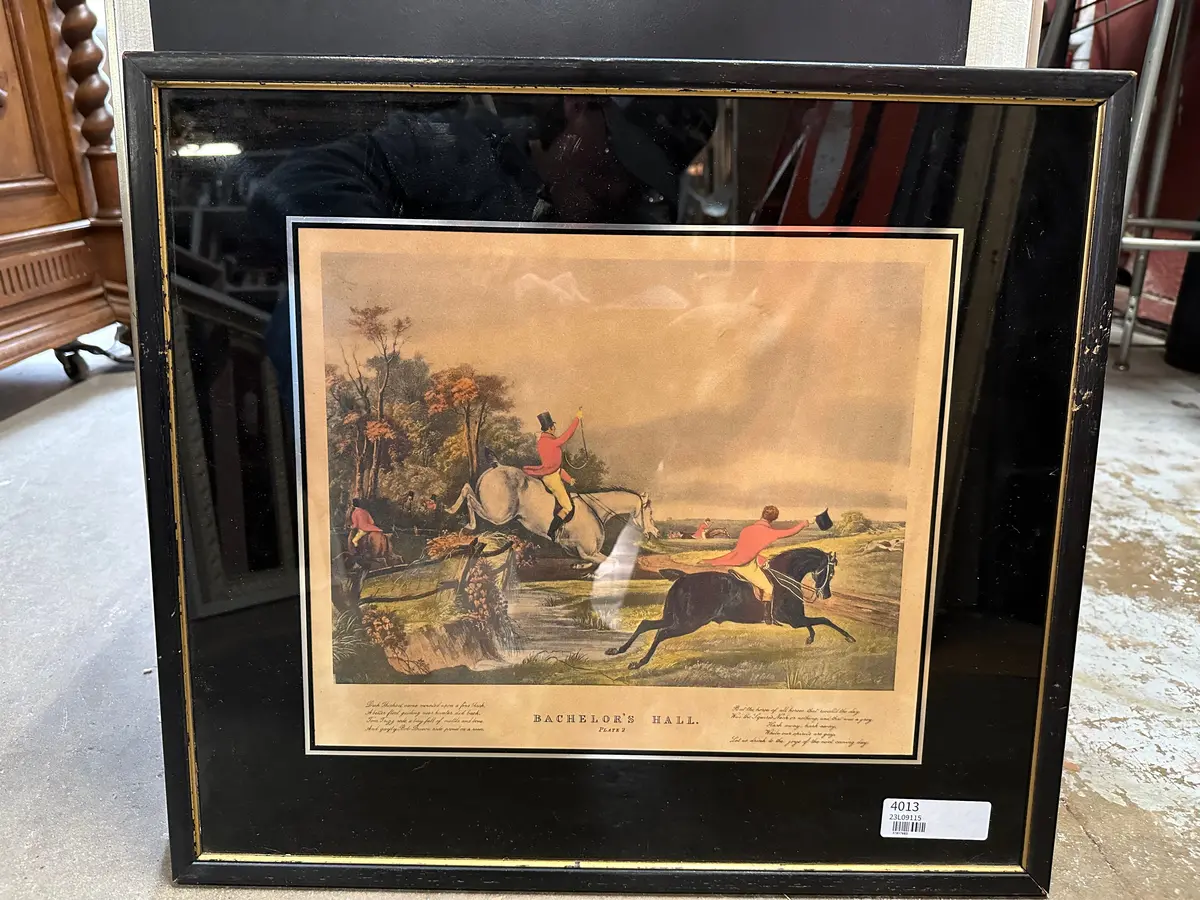 English Hunt Scene Print 1