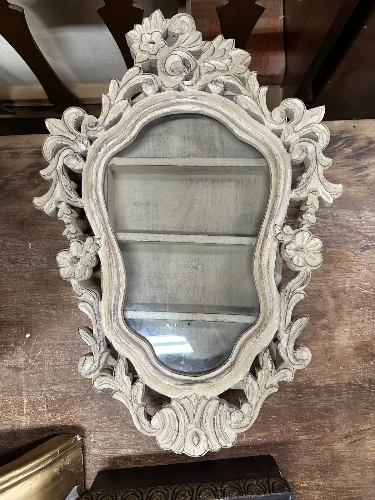 Louis Xv Small Display Cabinet Glass Front 1