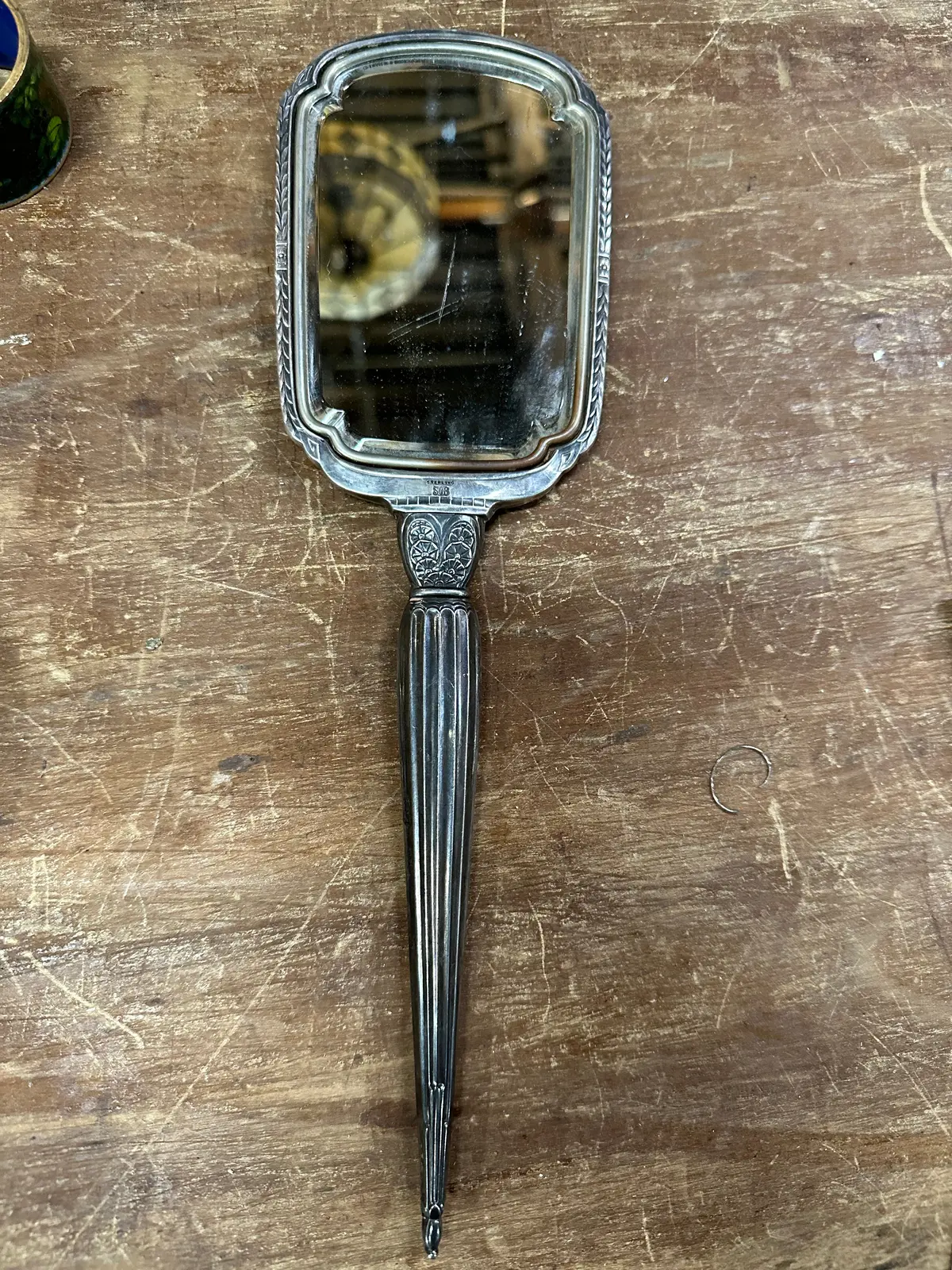 Rectangular Silver Hard Mirror 1