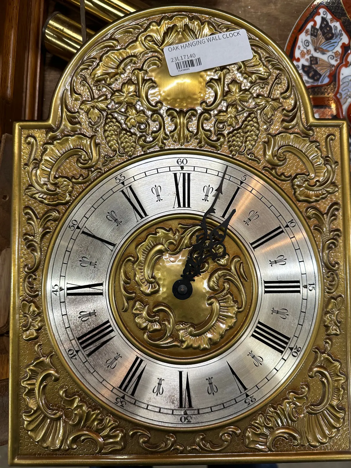 Oak Hanging Wall Clock 1