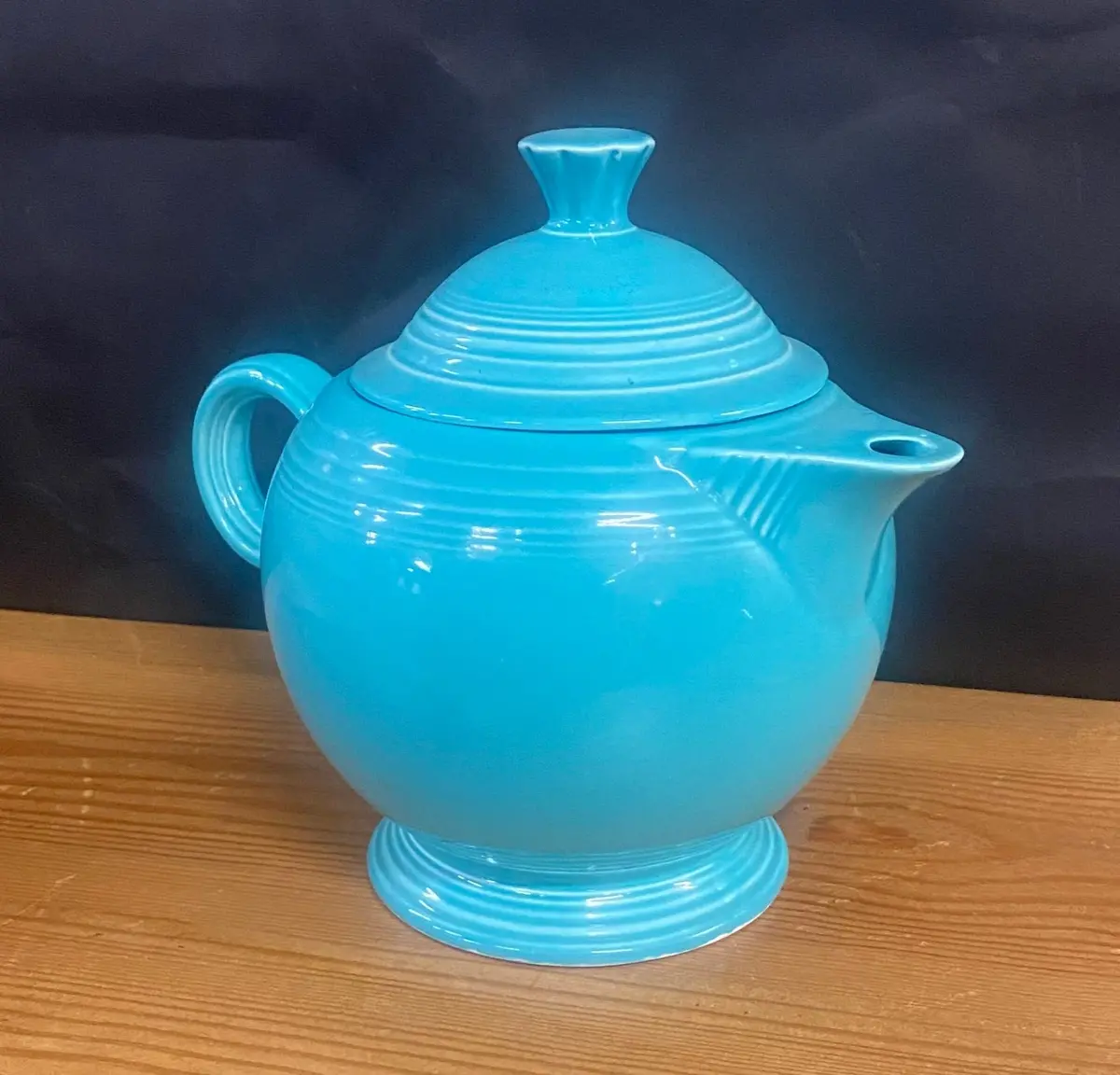 Turquoise Fiesta Coffee Pot 1