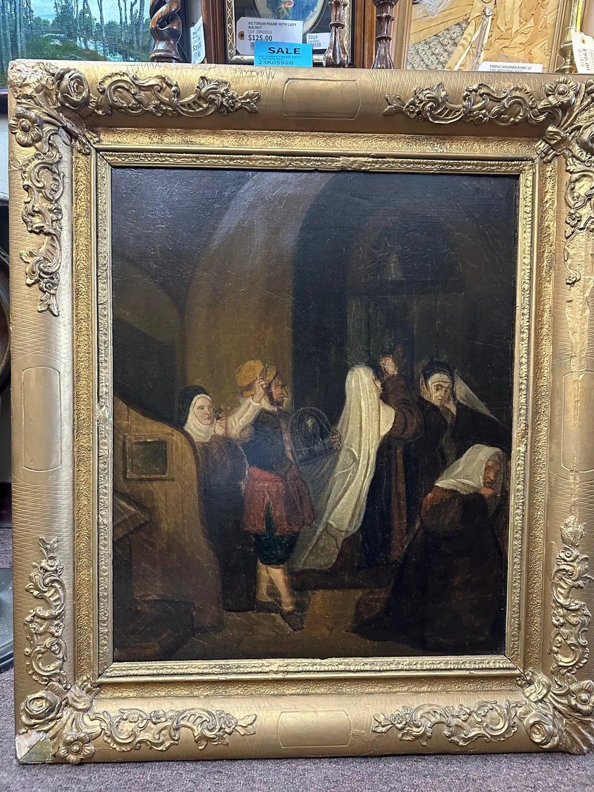 Pair Of Nun Paintings 1