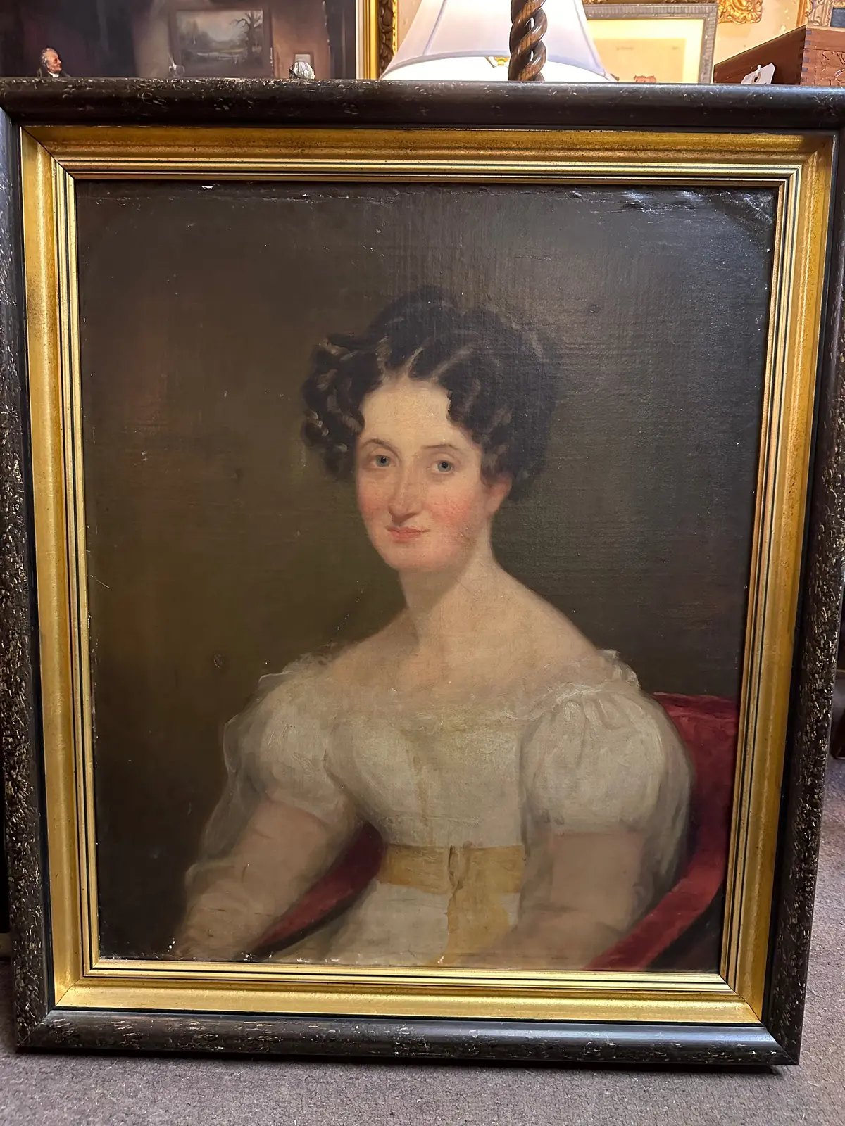 Pair Of 1840'S Spanish Aristocrat Couples Paintings 1