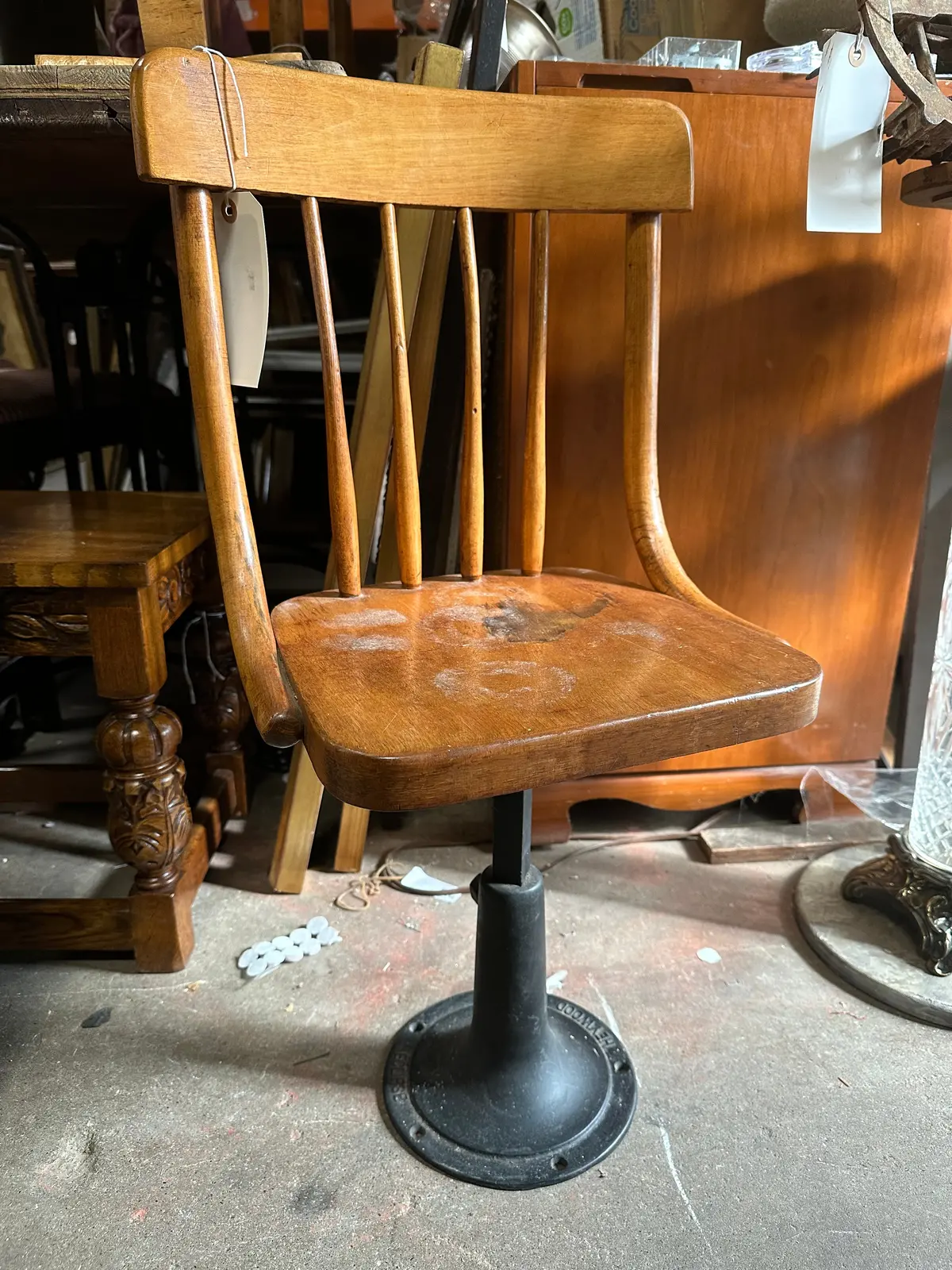 Small Childs Pedestal Chair 1