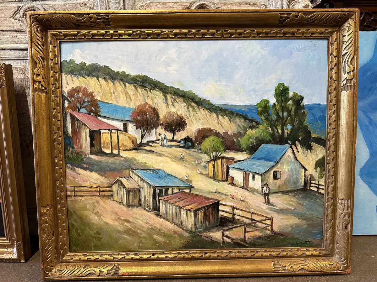 San Antonio Ranch Oil Painting By Hardy Martin 1