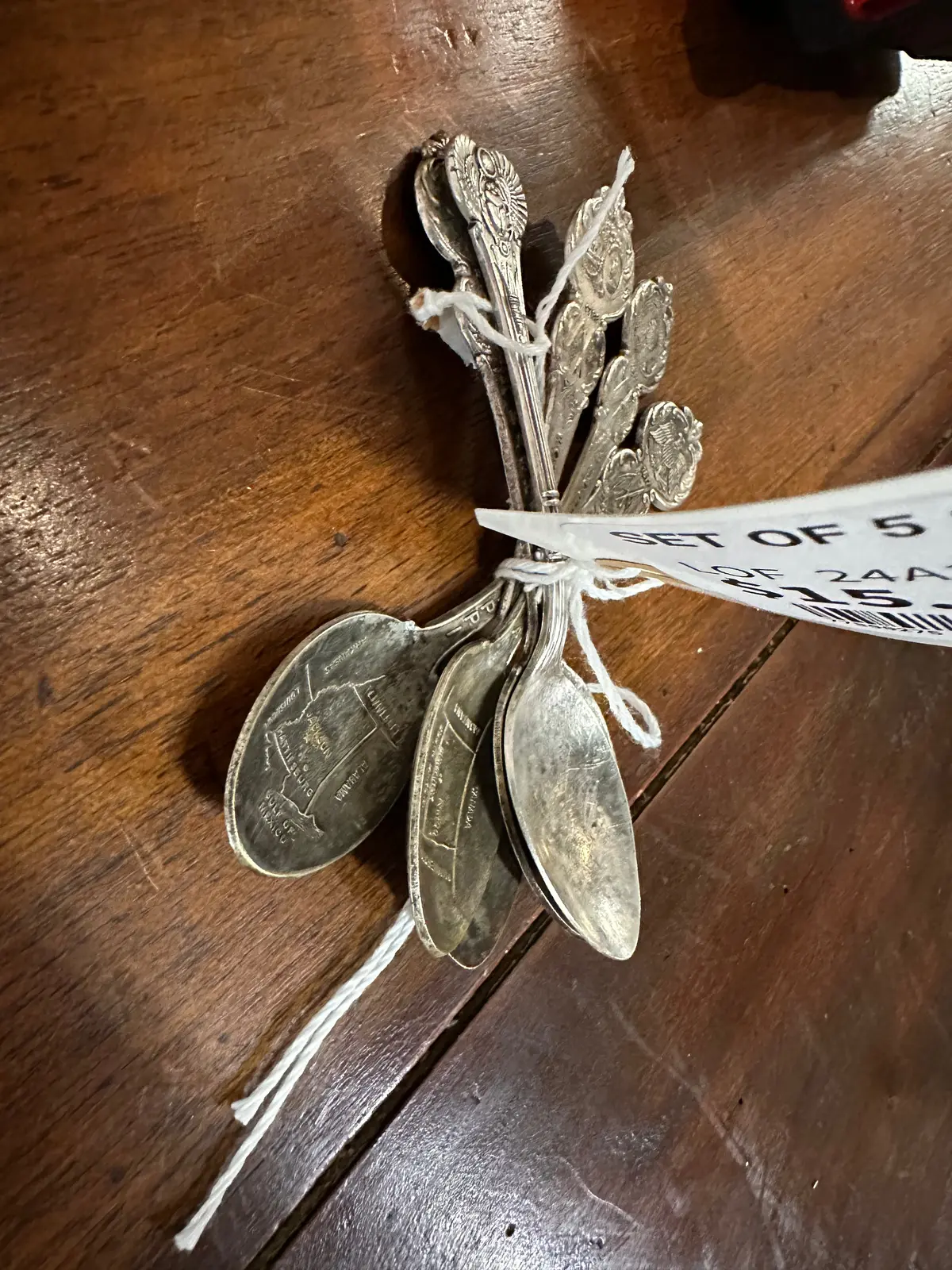 Set Of 5 Souvenir Spoons 1