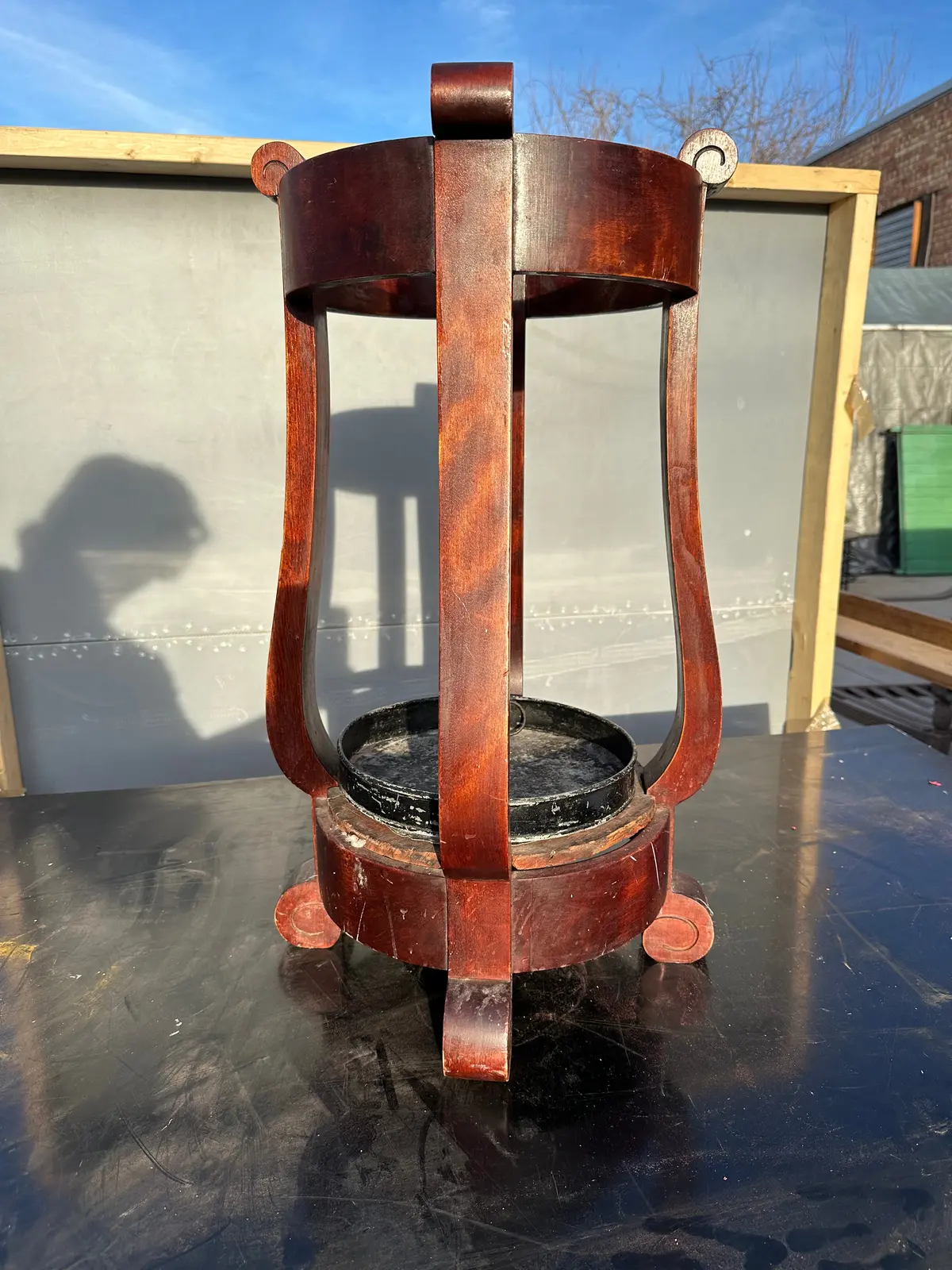 Empire Style Stick Stand- As Found 1